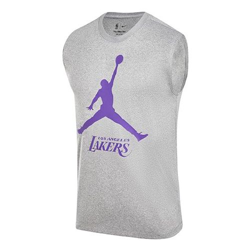 Tielko Jordan Jordan Lakers Basketball Graphic Sleeveless T-Shirt Šedá | FQ1979-063, 0
