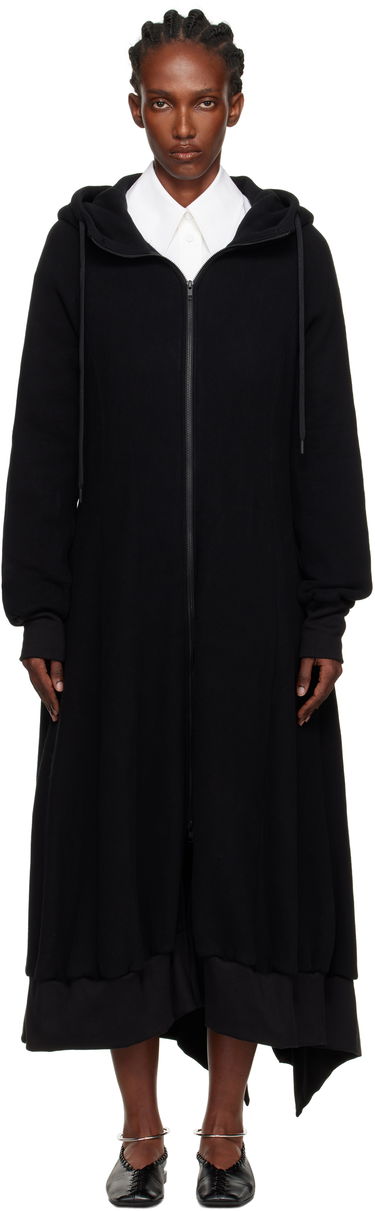 Šaty Yohji Yamamoto YOHJI YAMAMOTO Hooded Track Maxi Dress Čierna | FM-D51-002, 0