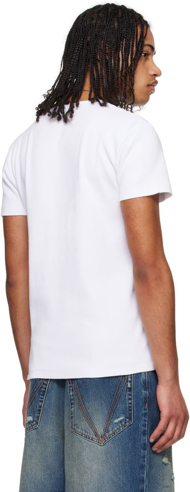 Tričko Off-White Off-White Stamp Rib T-Shirt Biela | OMUY007C99JER0010110, 2