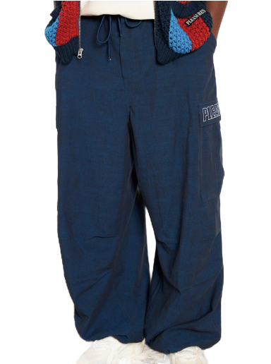 Cargo nohavice Pleasures Visitors Wide Fit Cargo Pants Navy | P23F012-NAVY