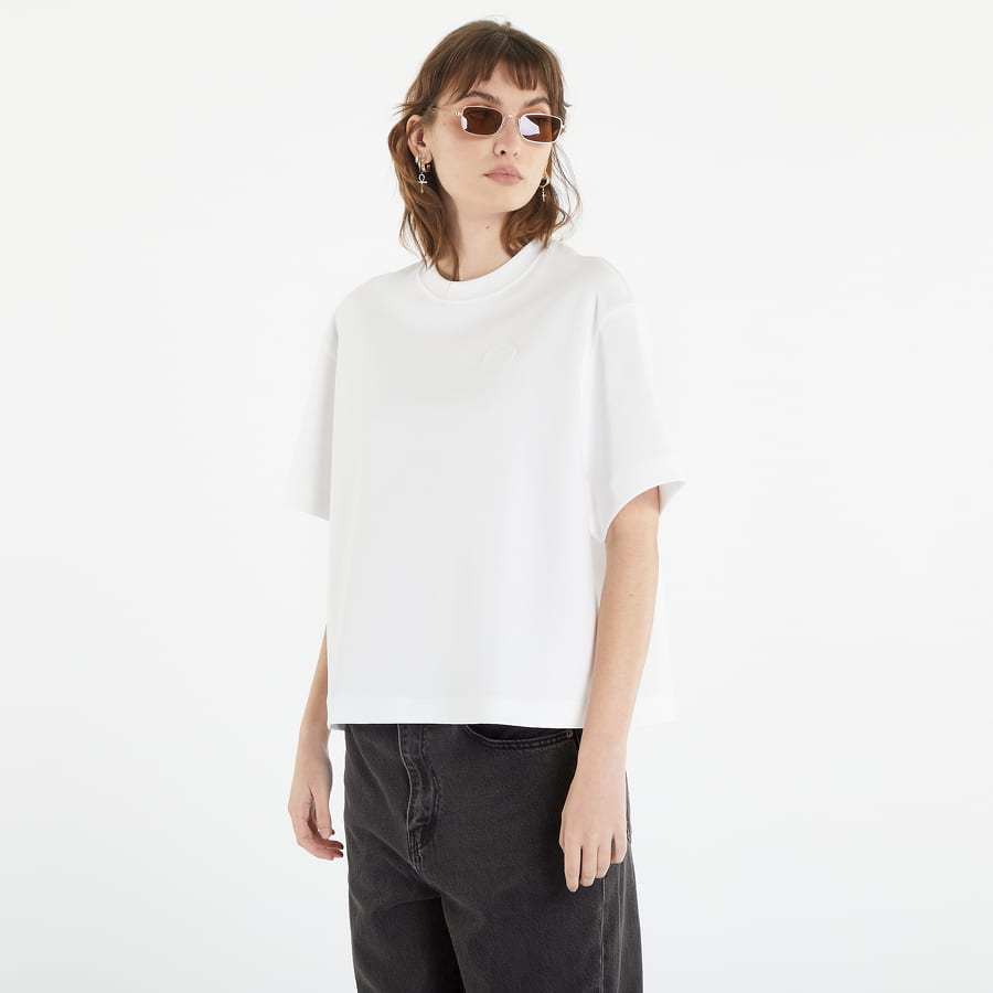 Tričko Lacoste Oversized Fit T-Shirt Biela | TF9412 001, 1