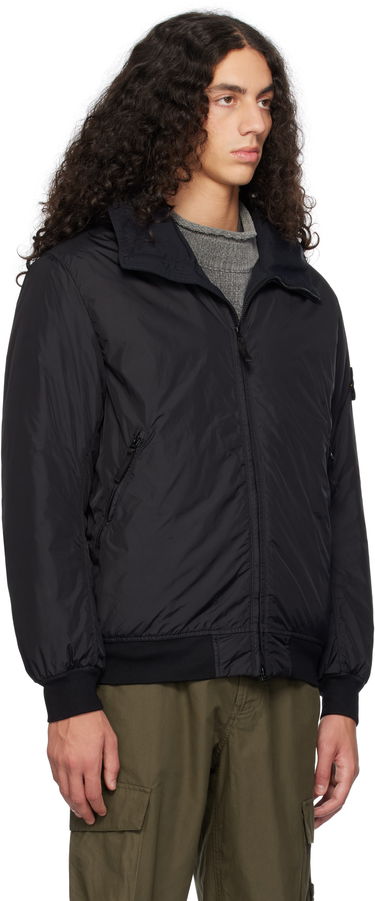 Bomber bunda Stone Island Crinkle Reps R-NY Bomber Jacket Čierna | 811540823, 1