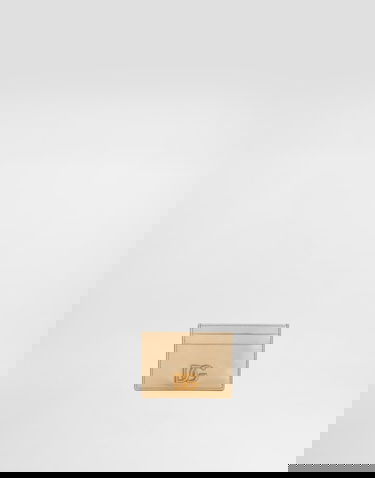 Peňaženka Dolce & Gabbana Laminated Calfskin Card Holder With DG Logo Metalická | BI0330AZ6488H945, 3