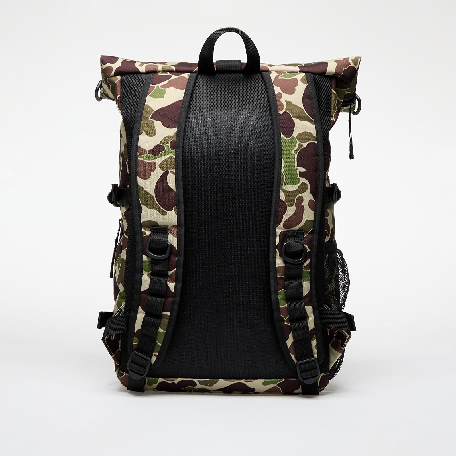 Camouflage Print Roll-Top Backpack