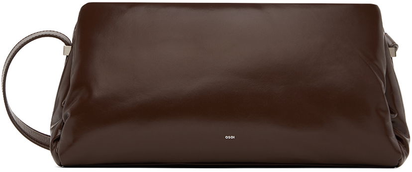 Taška cez rameno OSOI Pillow Bau Leather Shoulder Bag Hnedá | 24FWB03012002