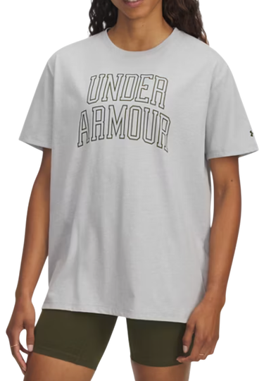 Tričko Under Armour Under Armour Rival OS Campus T-Shirt Šedá | 6007883-011, 0
