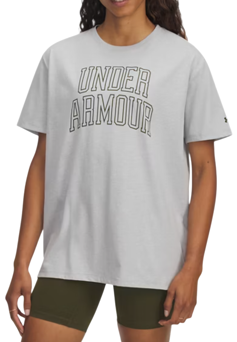 Tričko Under Armour Under Armour Rival OS Campus T-Shirt Šedá | 6007883-011