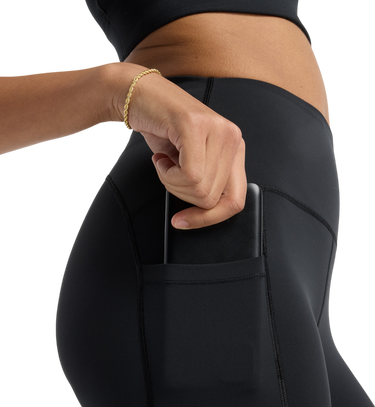 Legíny New Balance New Balance Sleek Pocket High Rise Legging 25" Čierna | wp5126-8bk, 2