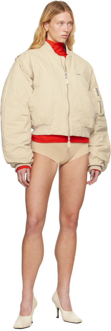 Bomber bunda Entire Studios Entire Studios A-4 Bomber Jacket Béžová | ESU-S25-1008-BA, 3
