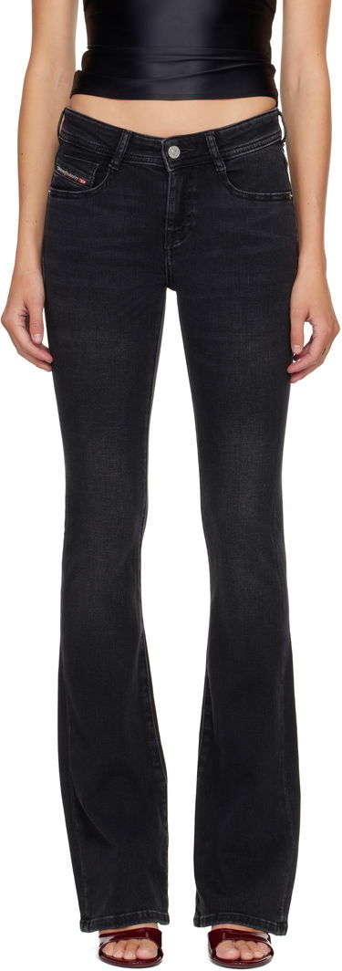 Džínsy Diesel 1969 D-Ebbey Flared Jeans Čierna | A11003 0DBDN, 0