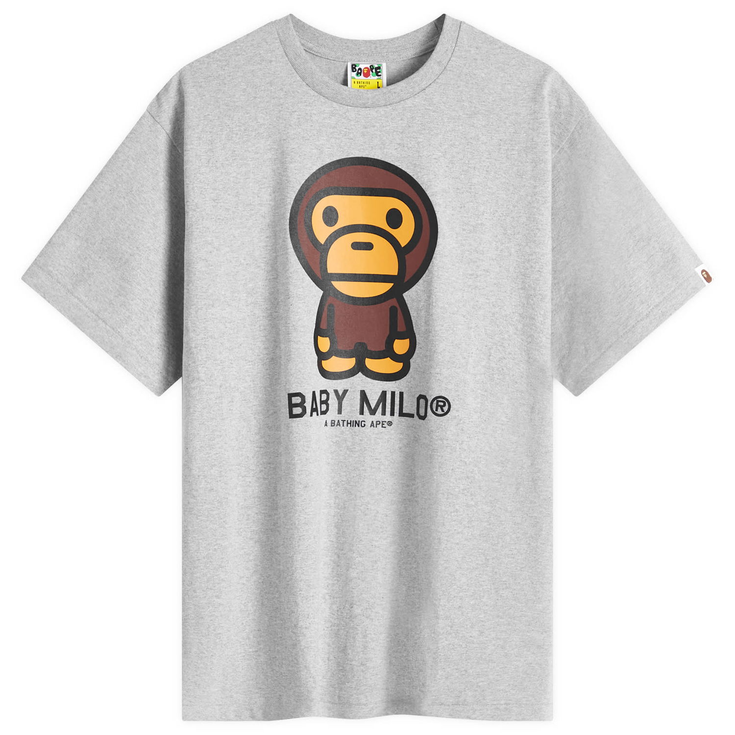 Tričko BAPE A Bathing Ape Baby Milo T-Shirt Šedá | 002TEK301001M-GRY, 0
