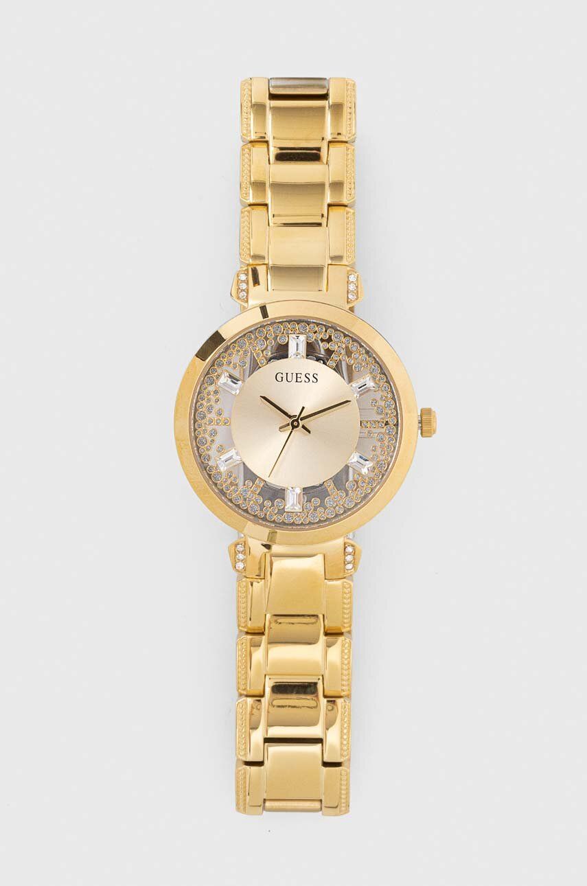Hodinky GUESS Crystal Clear Watch Metalická | GW0470L2, 0