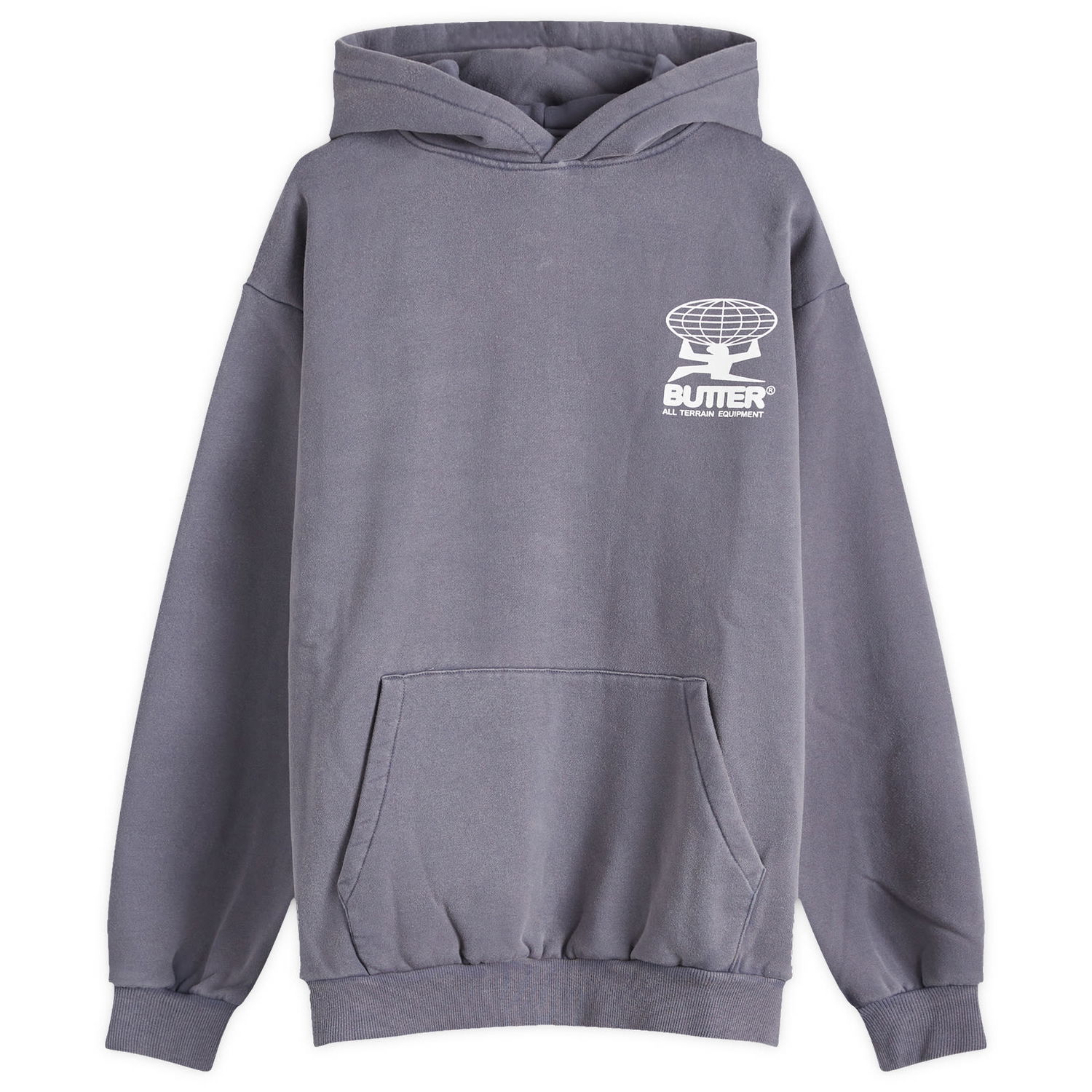 Mikina Butter Goods All Terrain Hoodie Šedá | BGQ4240292-STL, 0