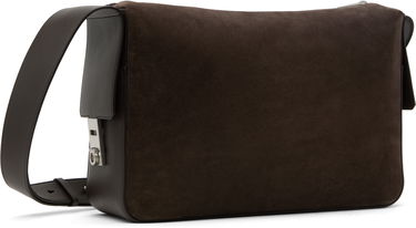 Taška cez rameno FERRAGAMO Ferragamo 'Gancini' Buckles Messenger Bag Hnedá | 784029, 2