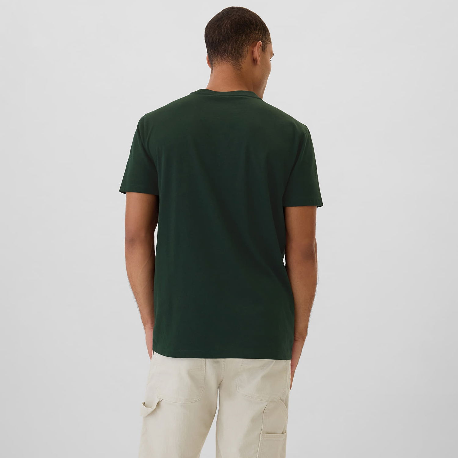 Tričko GAP T-shirt Logo New Arch Tee Essex Green XS Čierna | 570044-29, 1