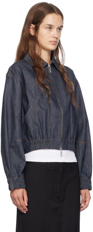 Bomber bunda Helmut Lang Helmut Lang Cropped Denim Jacket Modrá | O06DW102, 1
