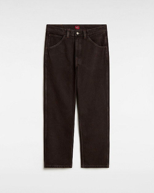Džínsy Vans VANS Skate Check-5 Loose Denim Trousers Hnedá | VN000KXMY7U, 0