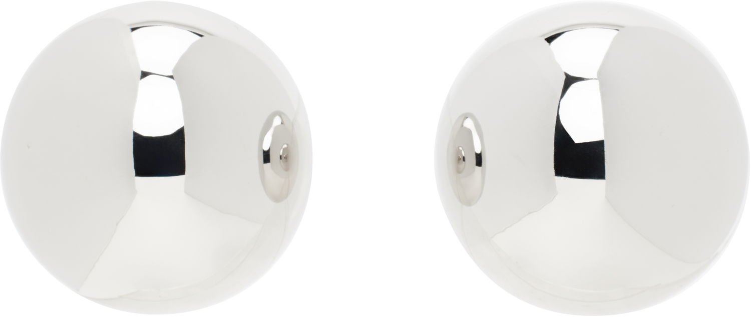 Náušnice Jacquemus Jacquemus 'The Salon' Domed Earrings Metalická | 25E251JW736-5845, 0