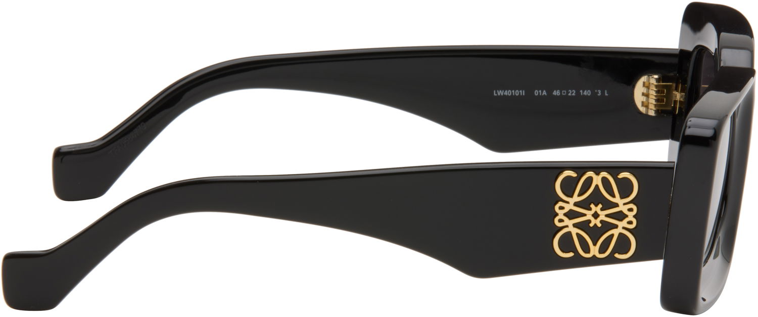 Slnečné okuliare Loewe Black Rectangular Sunglasses Čierna | LW40101IW4601A 192337118555, 1