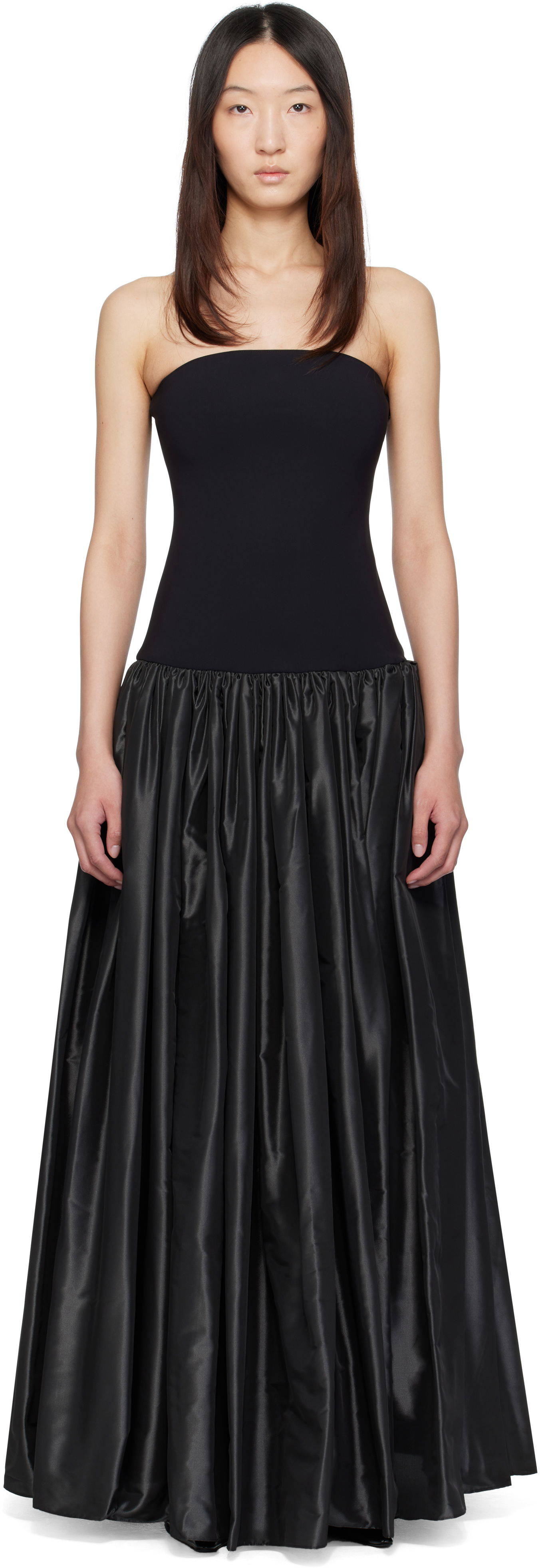 Šaty Coperni Coperni Bustier Princess Maxi Dress Čierna | COPR195F3042, 0