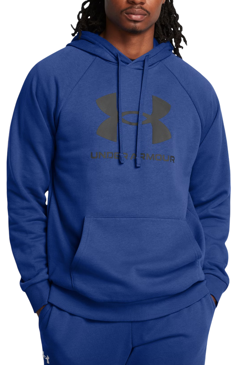 Mikina Under Armour Rival Fleece Logo HD Hoodie Modrá | 1379758-432, 0