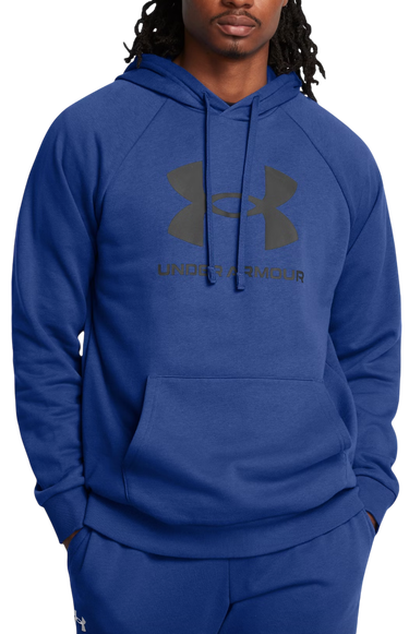 Mikina Under Armour Rival Fleece Logo HD Hoodie Modrá | 1379758-432, 0