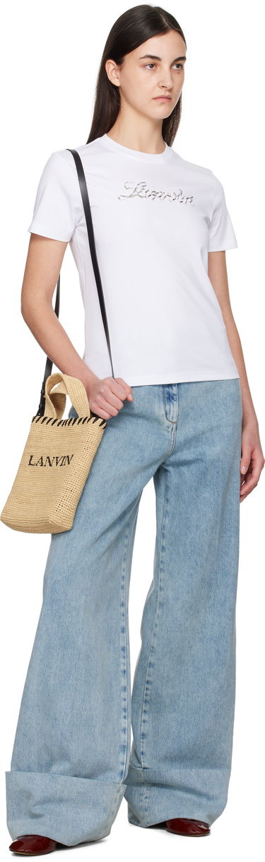 Tote bag LANVIN Lanvin Nano Raffia Tote Bag Béžová | LW-BGST01-RAF1-P25, 3