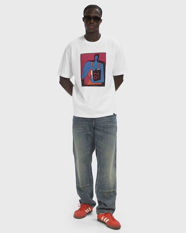 Tričko By Parra Graphic Print T-Shirt Biela | 54105, 2