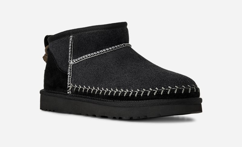 Tenisky a topánky UGG Classic Ultra Mini Biarritz Boot Čierna | 1171538-BLK, 1
