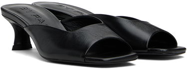 Tenisky a topánky BY FAR Wendy Black Leather Mules Čierna | MWFHO128LL002BK001PL, 3