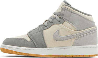 Tenisky a topánky Jordan Air Jordan 1 Mid SE "Coconut Milk Particle Grey" GS Šedá | DN4346-100, 2