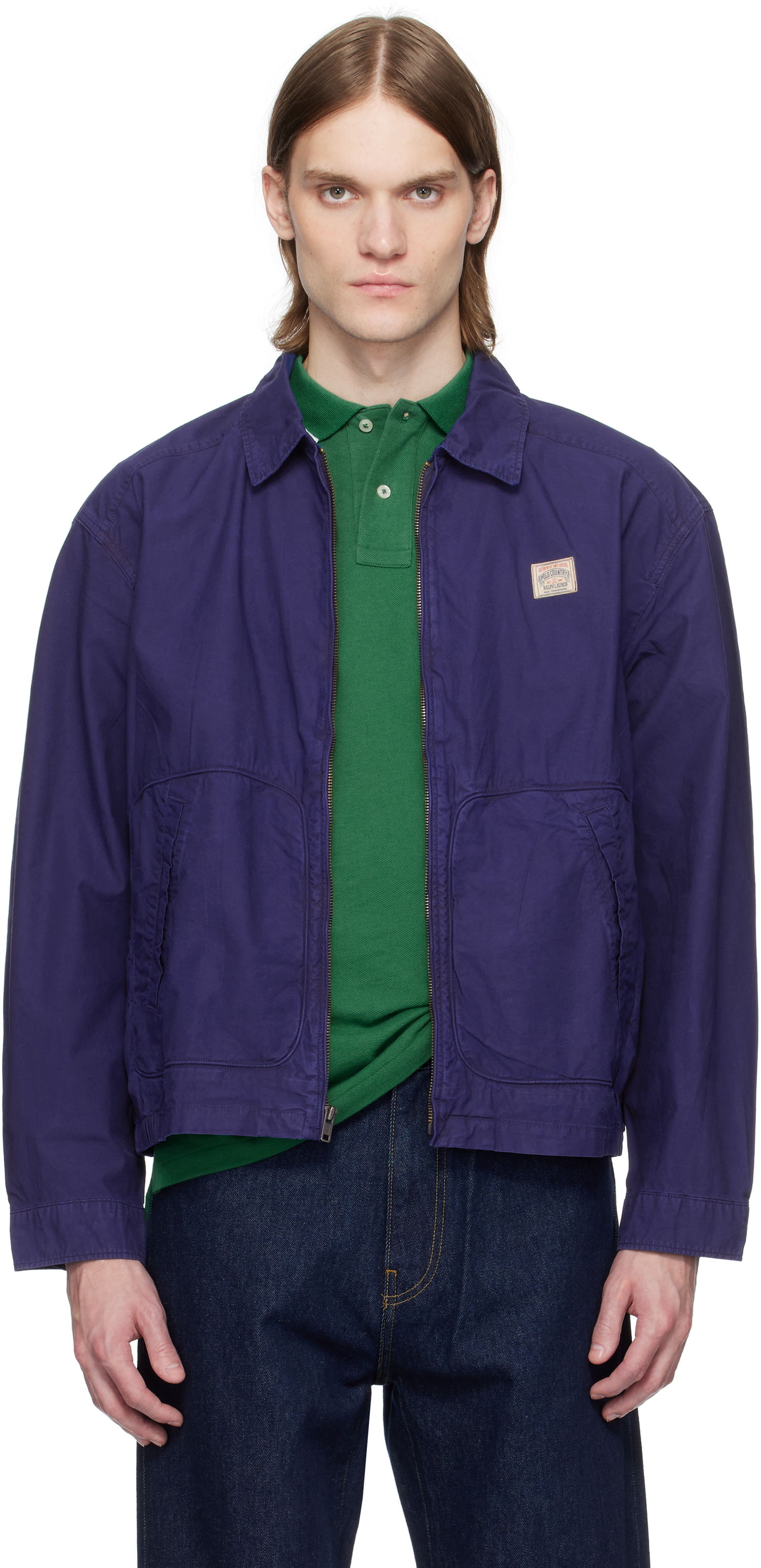 Bunda Polo by Ralph Lauren Ralph Lauren Lightweight Twill Jacket Fialová | 710961885001, 0