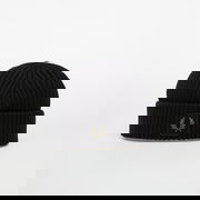 FRED PERRY Cotton Ribbed Beanie