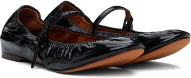 Oblečenie LANVIN Lanvin Mary Jane Glossy Leather Ballerinas Čierna | FW-BAMB05-GLOS-H24, 3