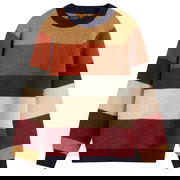 Beams Plus Stripe Crew Knit Sweater