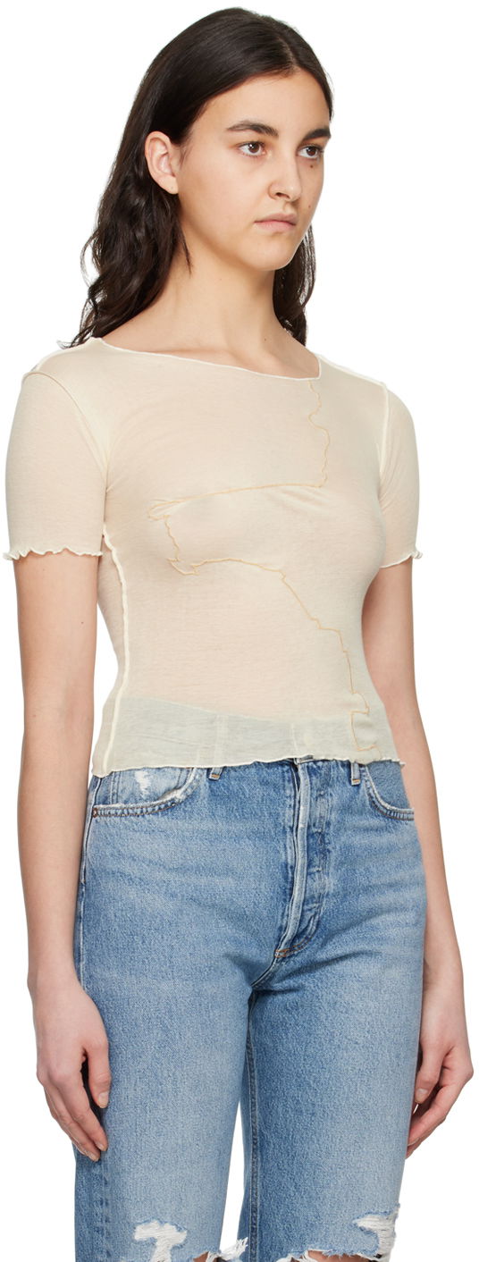 Tielko Baserange Gerrymandered T-Shirt Biela | TOGE-CG-000, 1