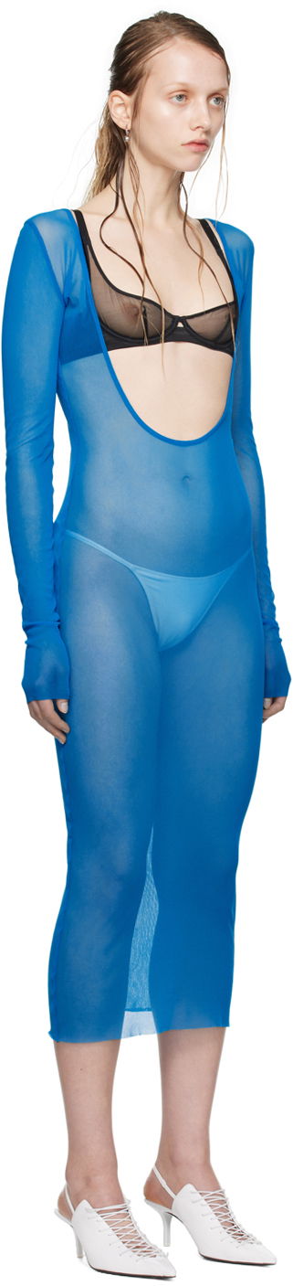 Šaty Jean Paul Gaultier Gaultier Oliver Edition Midi Dress Modrá | 24/27-F-RO187IT001-7300, 1