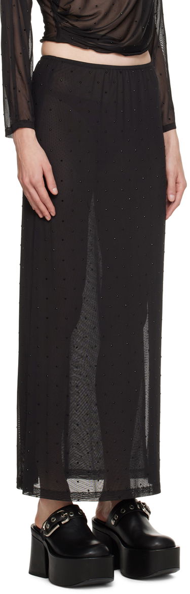 Sukňa Anna Sui Anna Sui Rhinestone Maxi Skirt Modrá | 1024F10, 4