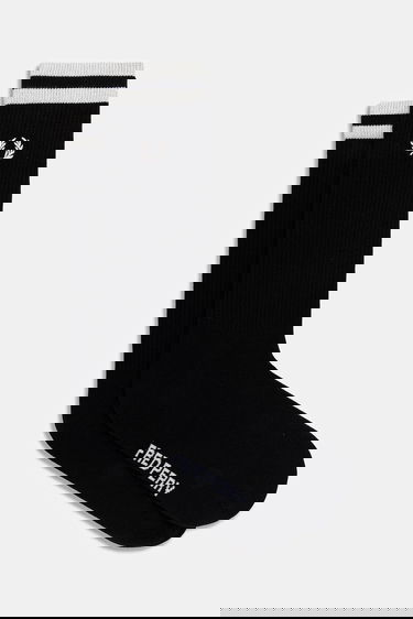 Ponožky Fred Perry Fred Perry Textured Crew Socks Čierna | C1150, 0