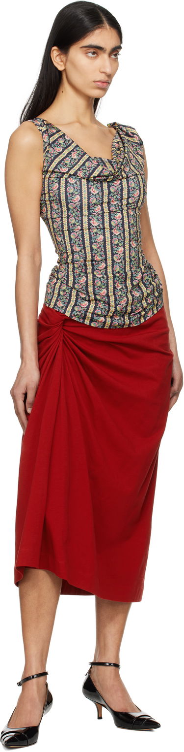 Tielko Vivienne Westwood Vivienne Westwood Ginnie Floral Jersey Sleeveless Top Čierna | 16030007-J008A-, 3