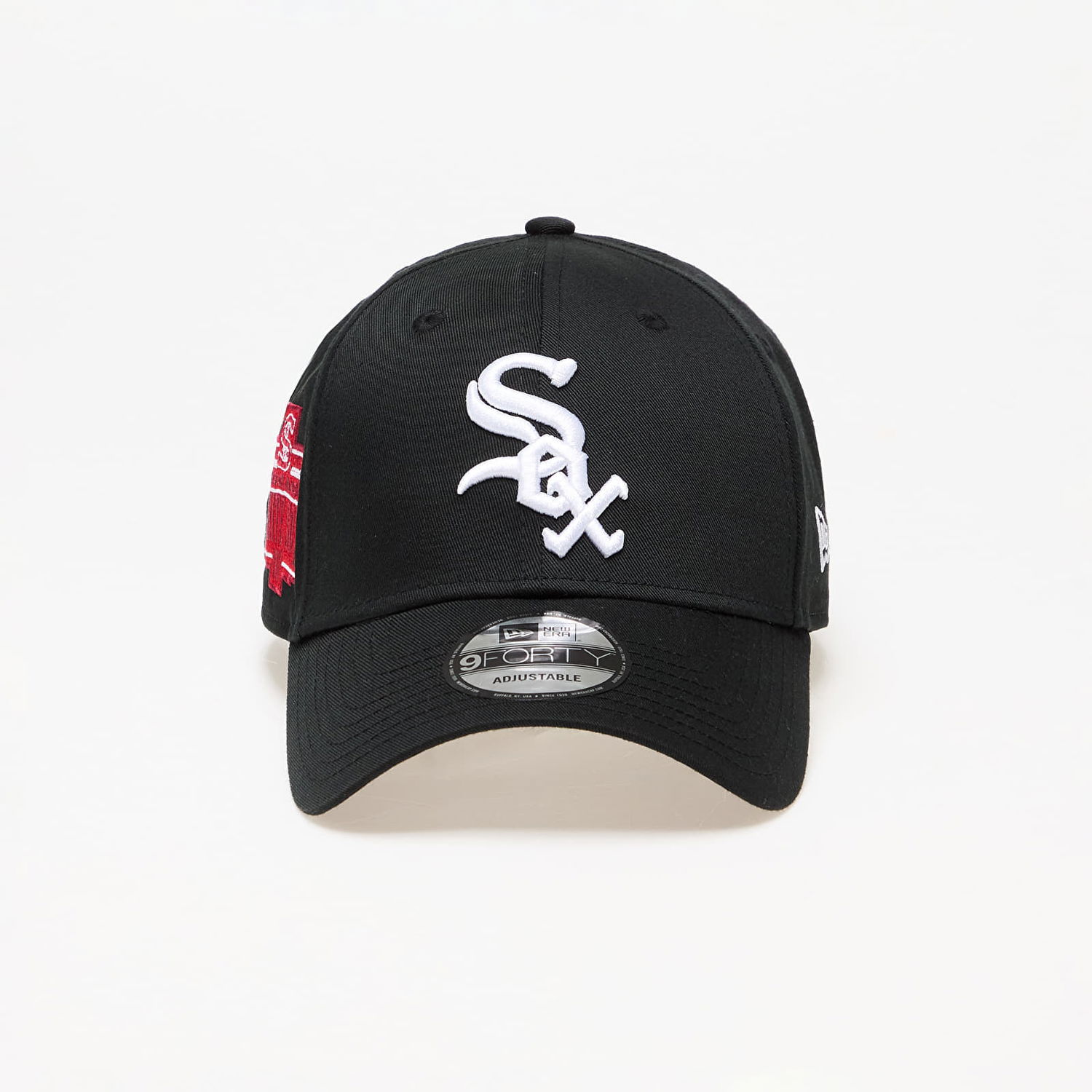 Šiltovka New Era Chicago White Sox World Series World Series Patch 9FORTY Adjustable Cap Čierna | 60422520, 0