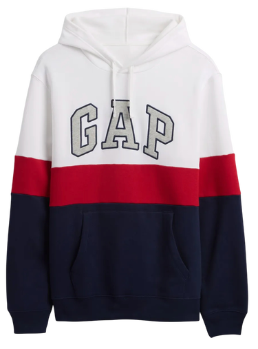 Mikina GAP Logo Color-block Hoodie Rôznofarebný | 776460-00, 2