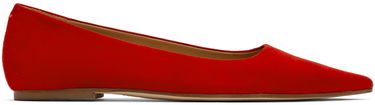 Oblečenie Aeyde Aeyde Cassy Ballerina Flats Červená | A11-FL-SNDP8 FL130-FW24-406-017, 0