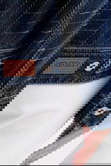 Bunda KENZO Kenzo Denim Jacket Modrá | FF62DV2566V3, 5