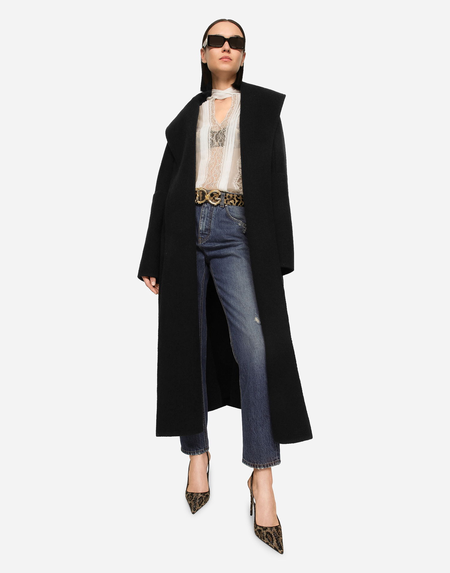 Džínsy Dolce & Gabbana Boyfriend Jeans In Medium Blue Denim Modrá | FTAIADG8JZ6S9001, 1