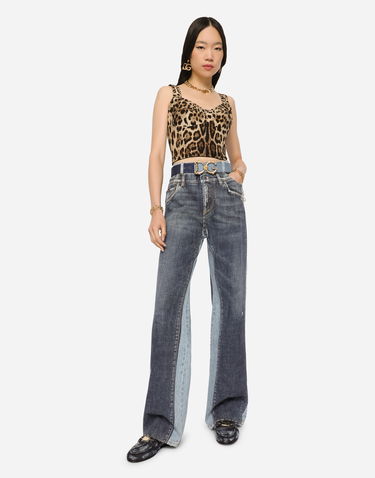 Opasok Dolce & Gabbana Dolce & Gabbana DG Girls Denim Belt Modrá | BE1517AO6218M800, 1