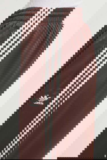 Nohavice adidas Performance Adicolor Satin Wide Leg Pants Hnedá | KD2541, 3