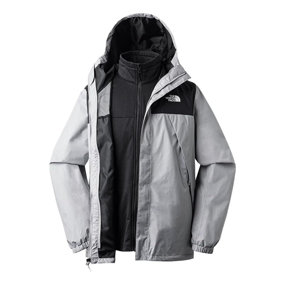 Vetrovka The North Face Sheru 3-in-1 Hooded Jacket Šedá | NF0A7W7T-GVV, 0
