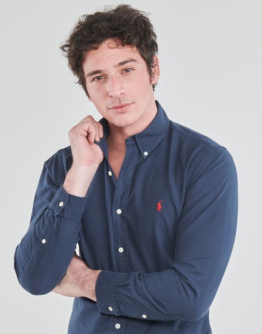 Košeľa Polo by Ralph Lauren Long Sleeve Shirt Navy | 710723610003-NOOS, 4
