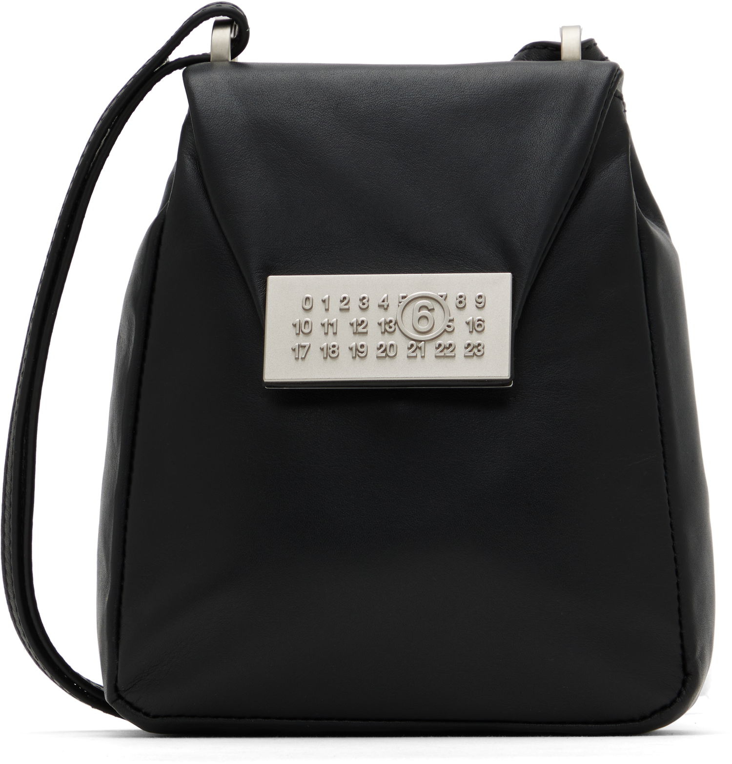 Taška cez rameno Maison Margiela MM6 Maison Margiela Numeric Long Crossbody Bag Čierna | SB6WG0013 P7258, 0